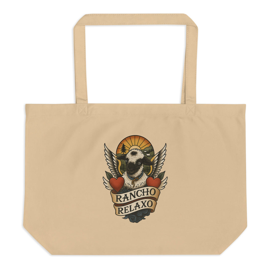 Large organic tote bag - Rancho Relaxo Farm