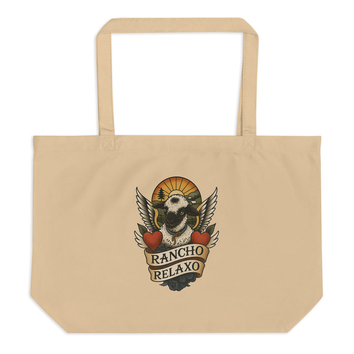 Large organic tote bag - Rancho Relaxo Farm