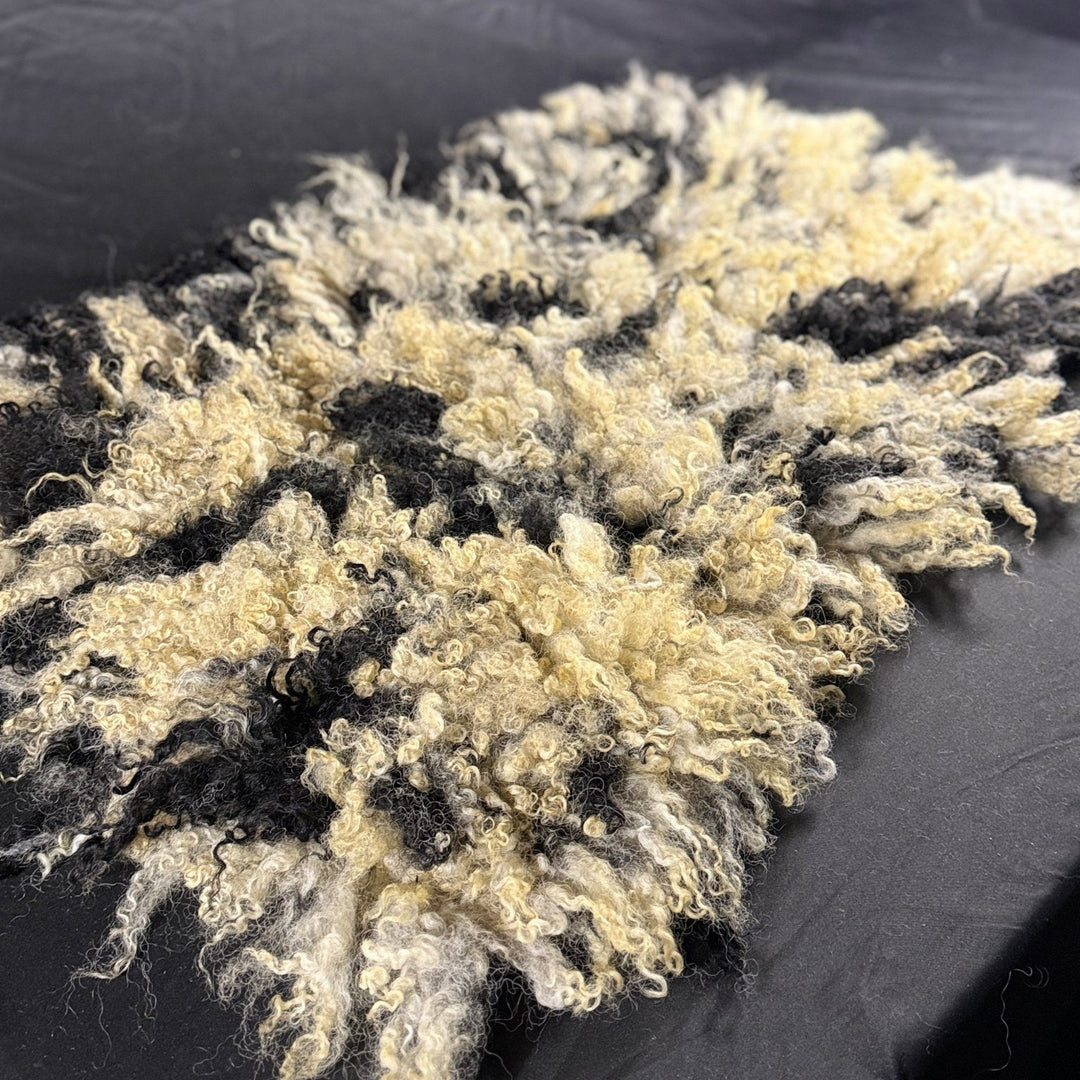 Spotted Felted Fleece Throw (Beatrice) - Heritage Woolworks