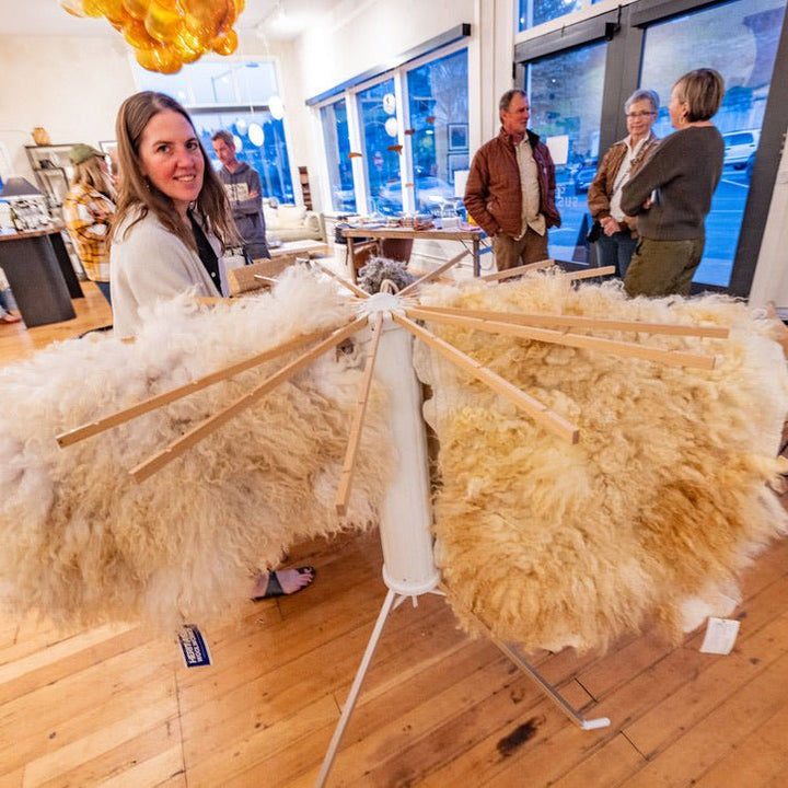 Tina: F2 Valais Blacknose - Heritage Woolworks