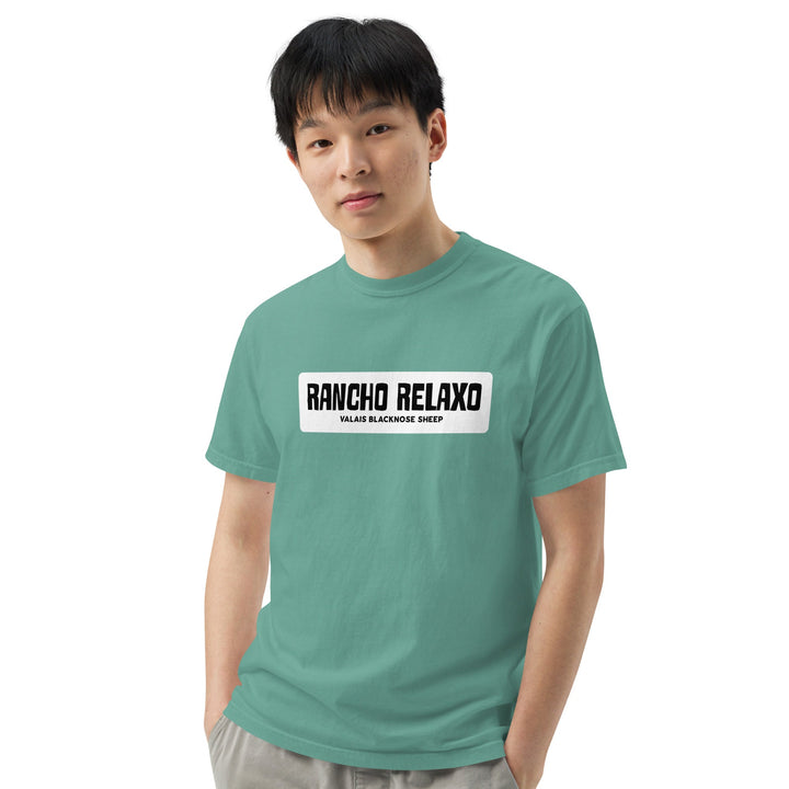 Unisex garment - dyed heavyweight t-shirt - Rancho Relaxo Farm