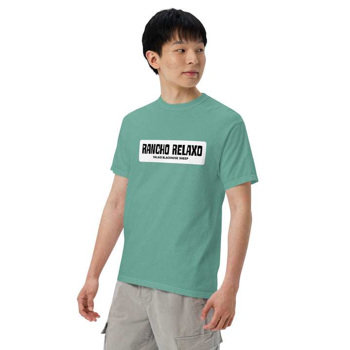 Unisex garment - dyed heavyweight t-shirt - Rancho Relaxo Farm