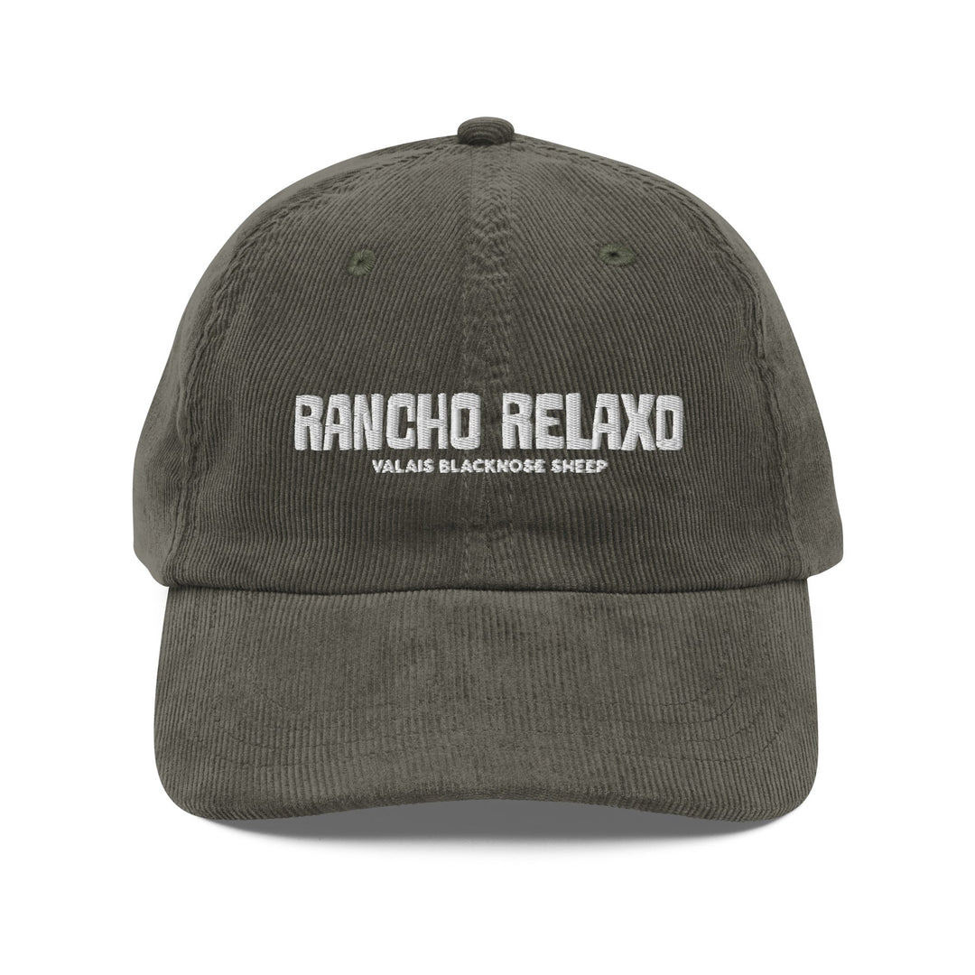 Vintage corduroy cap - Rancho Relaxo Farm