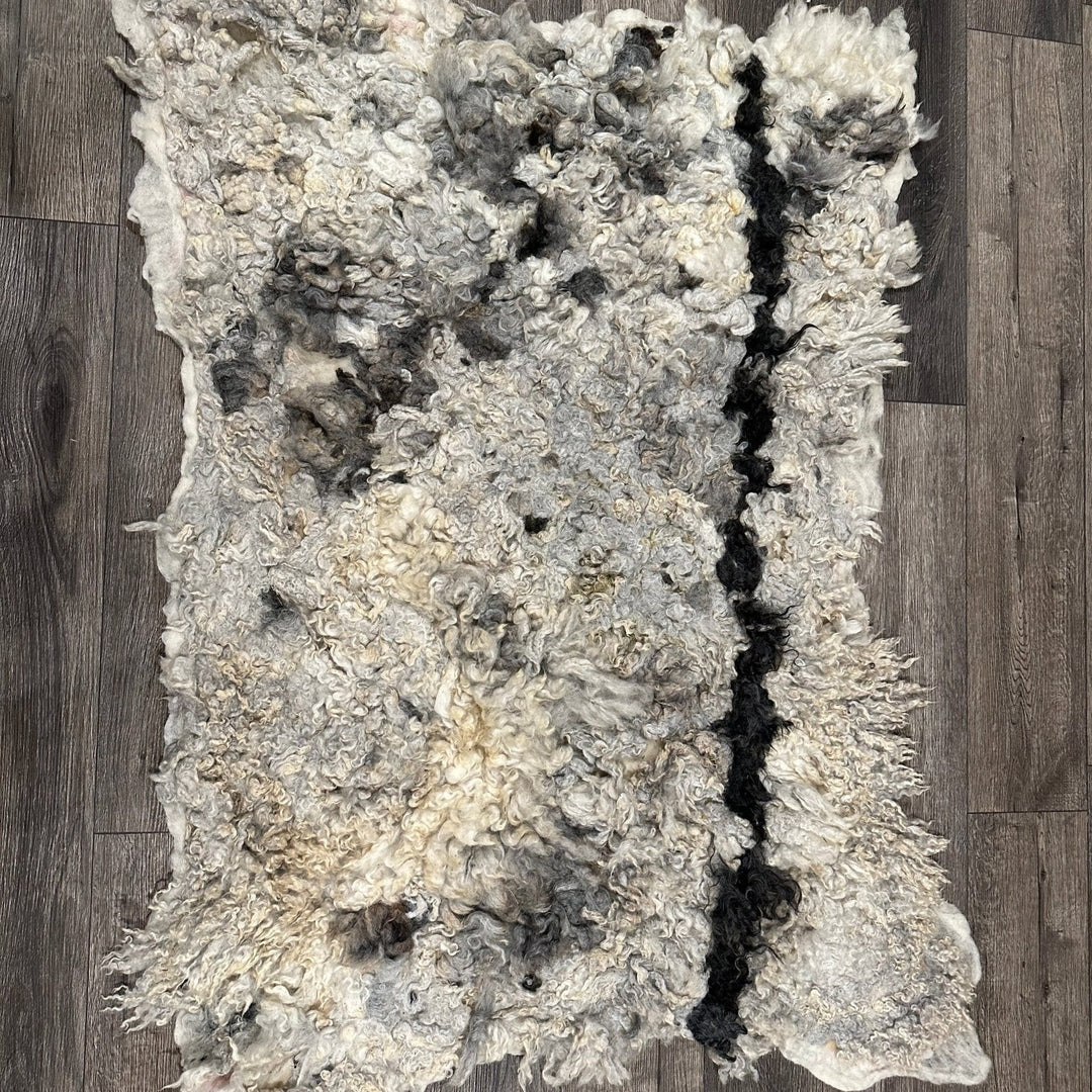 Handcrafted Felted Fleece Rug with Rugged Charm - Heritage Woolworks - rug